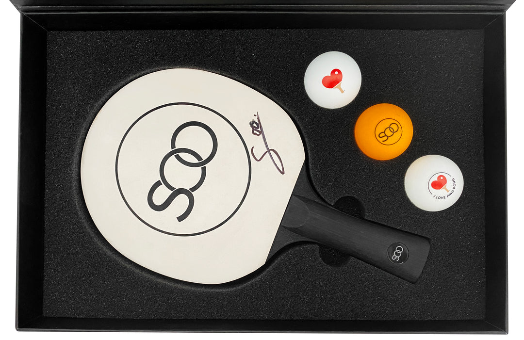 Limited Edition SOO Ping Pong Paddle Set