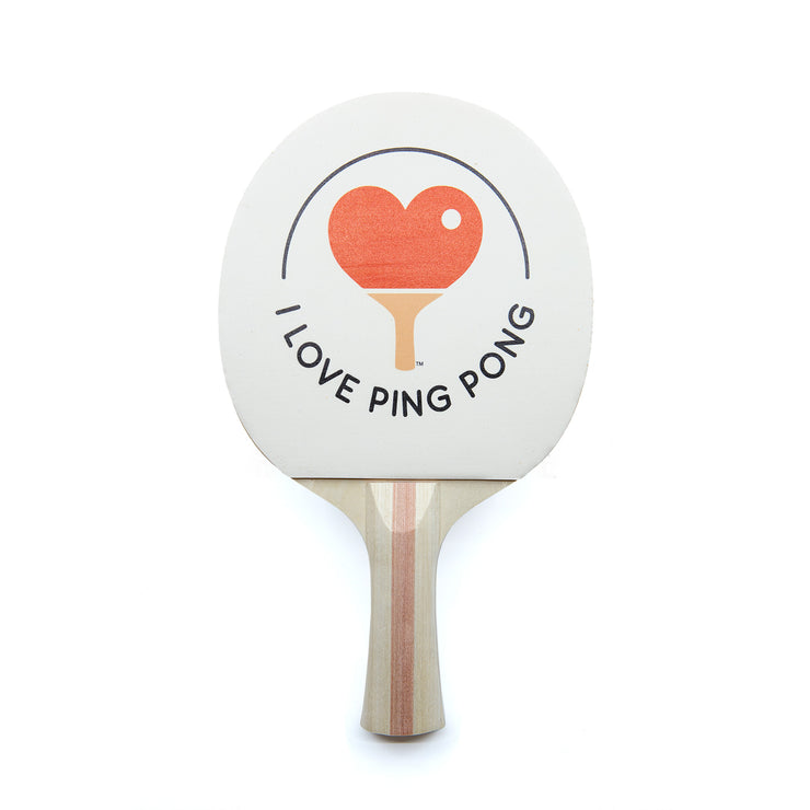I Love Ping Pong Paddle
