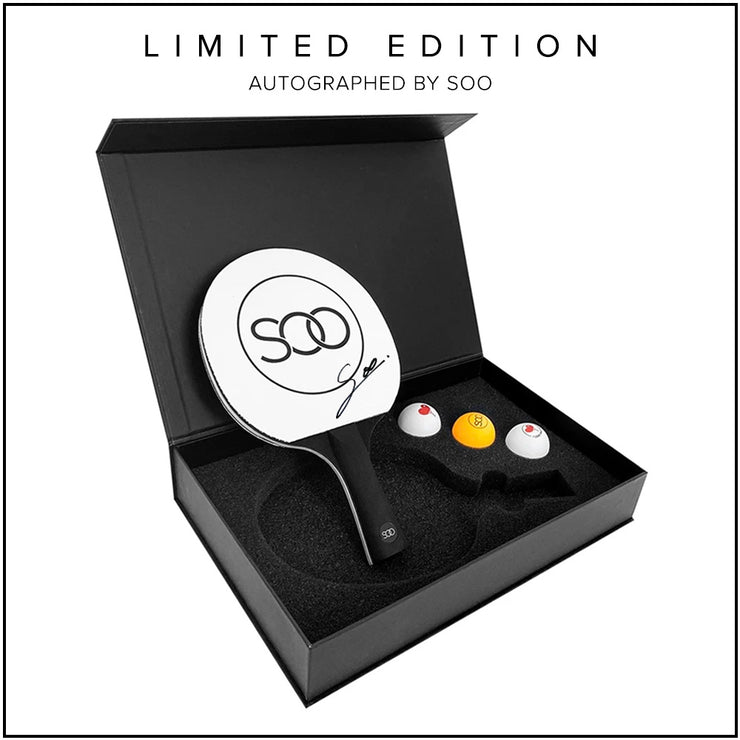 Limited Edition SOO Ping Pong Paddle Set